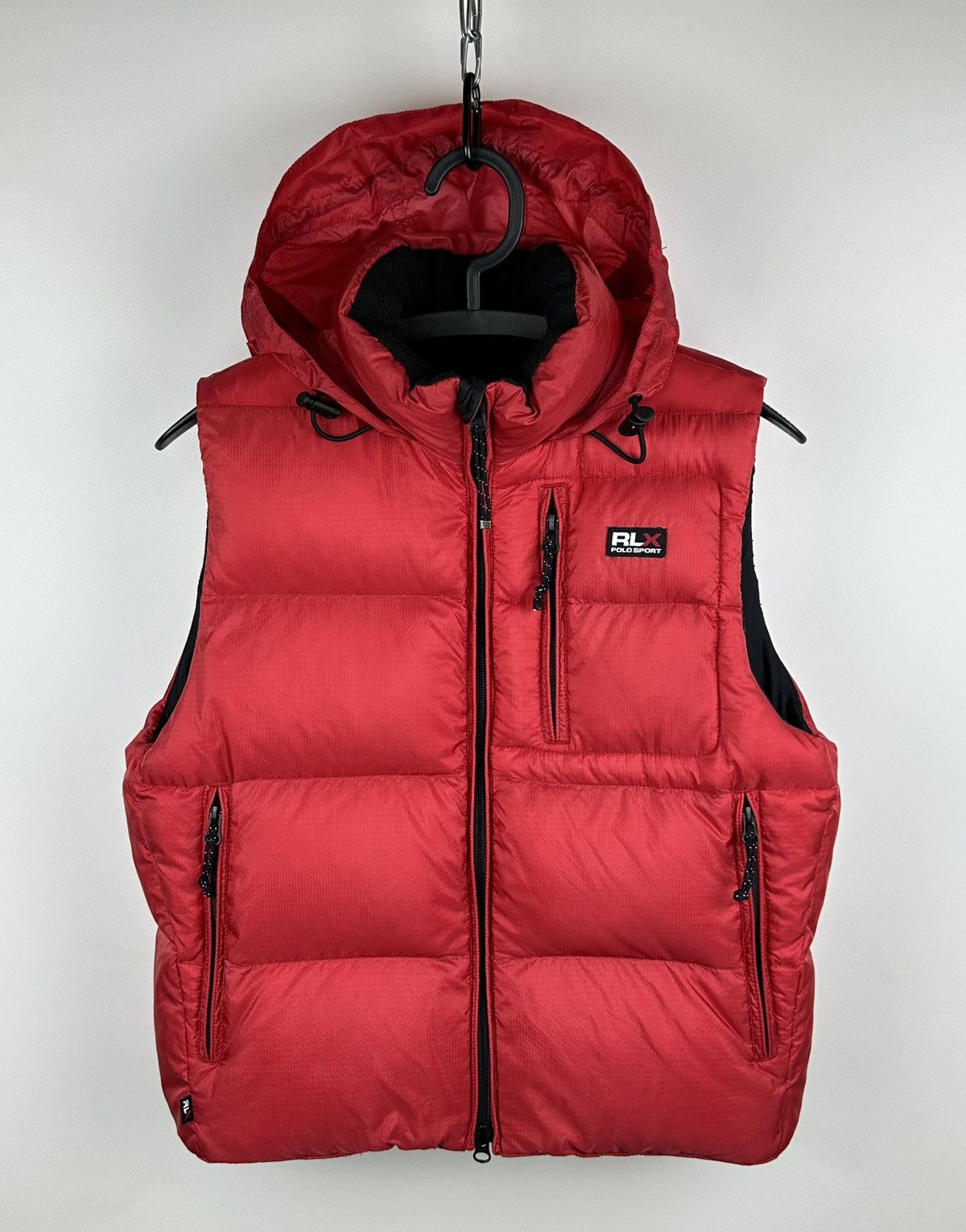 M.E. Sport RLX Polo Sport Women's Red Down Puffer Vest Hooded Size M Size US M / EU 48-50 / 2 - 1 Thumbnail
