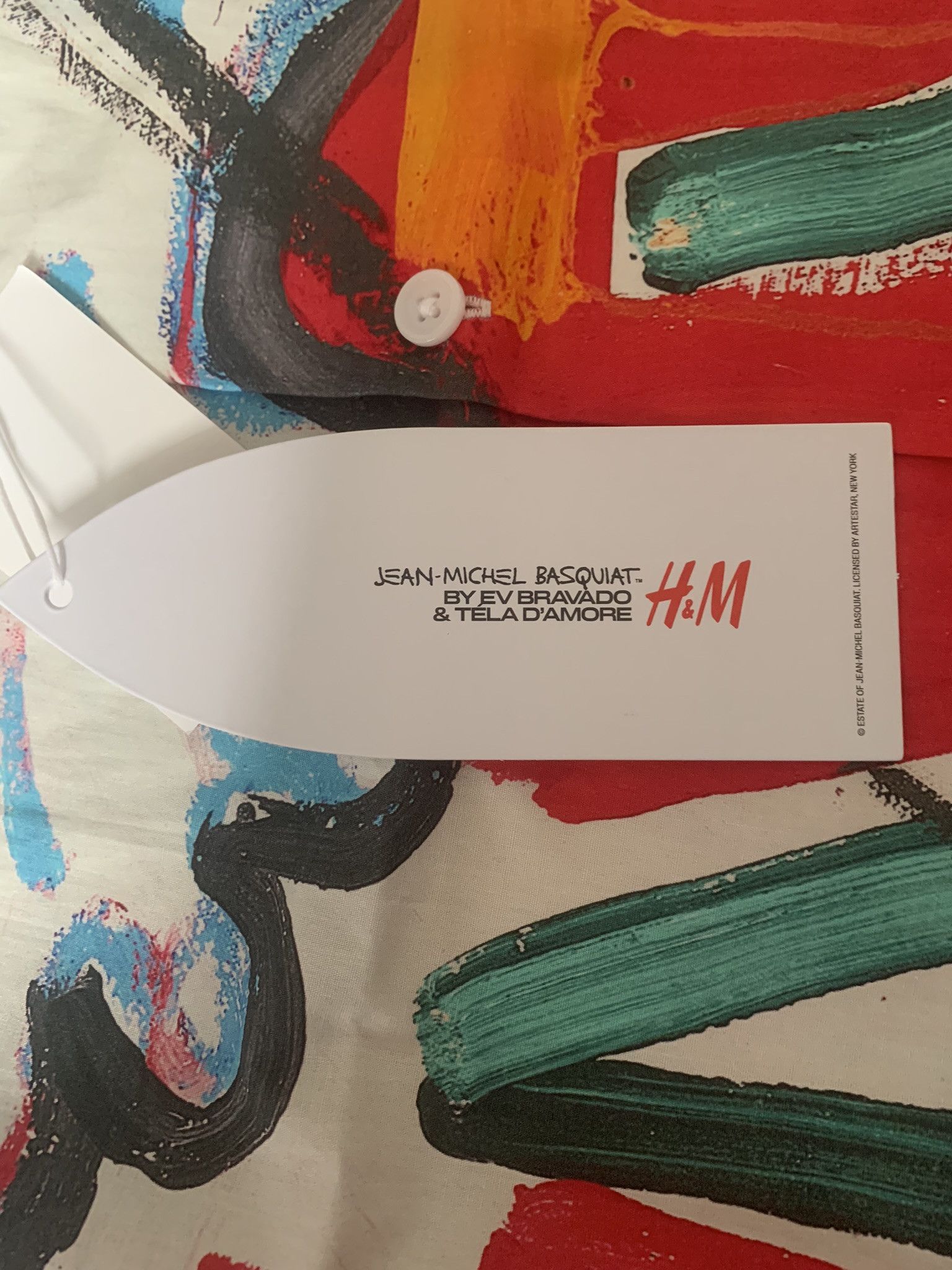 H&M H&M Basquiat x Ev Bravado & Téla D'Amore Shirt Size US S / EU 44-46 / 1 - 5 Thumbnail