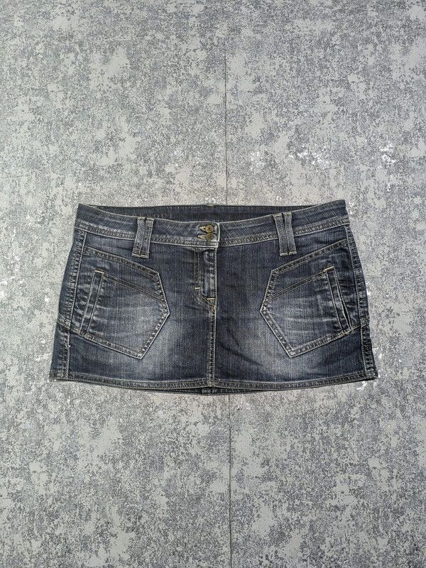 Hysteric Glamour × Japanese Brand × Miss Sixty VTG GRUNGE MISS SIXTY BALENCIAGA STYLE MINI SKIRT Size 32" / US 10 / IT 46 - 1 Thumbnail