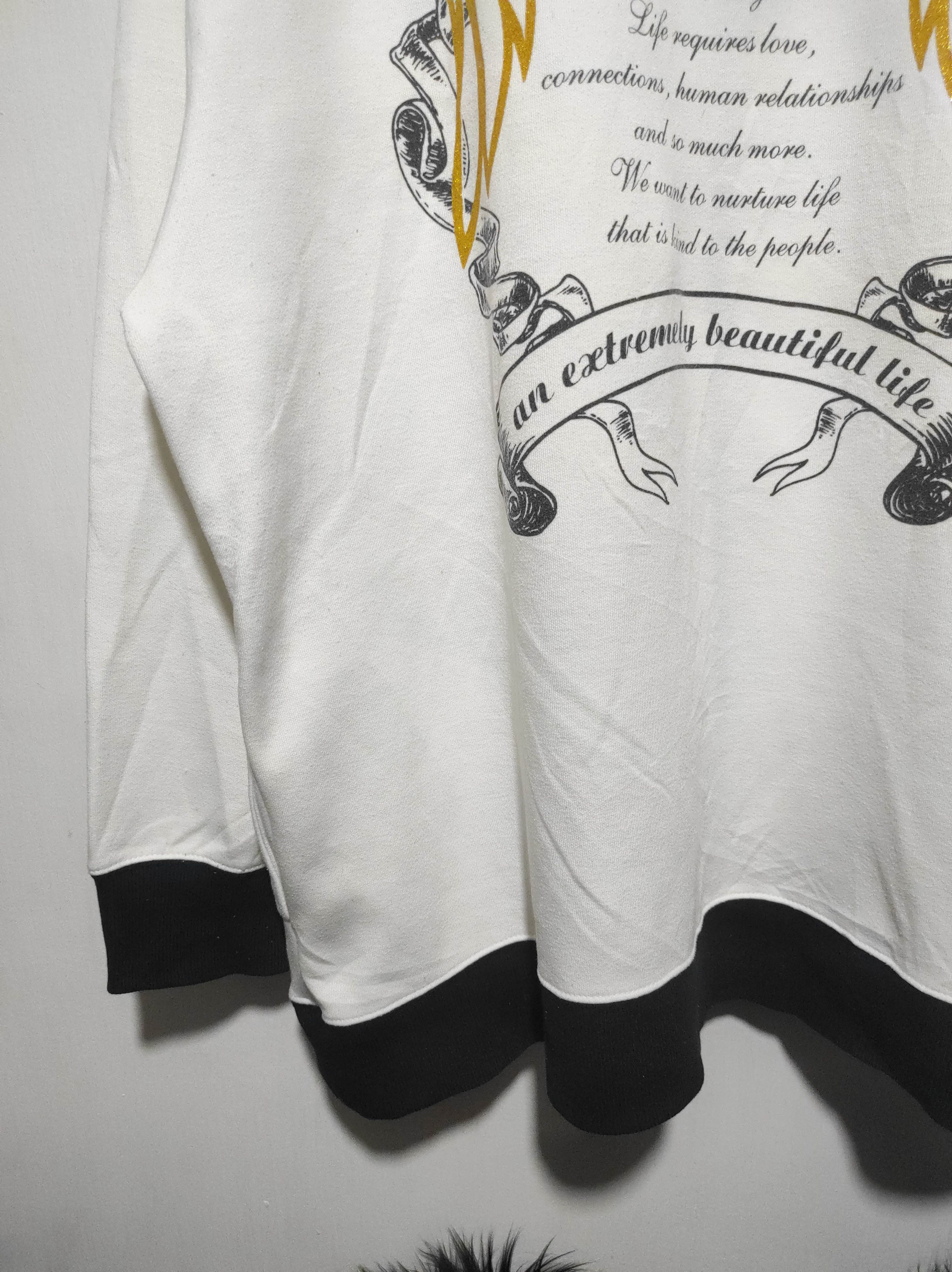 Affliction Japanese Brand Pleggi Poem Wings Sweatshirt Size US XXL / EU 58 / 5 - 18 Thumbnail