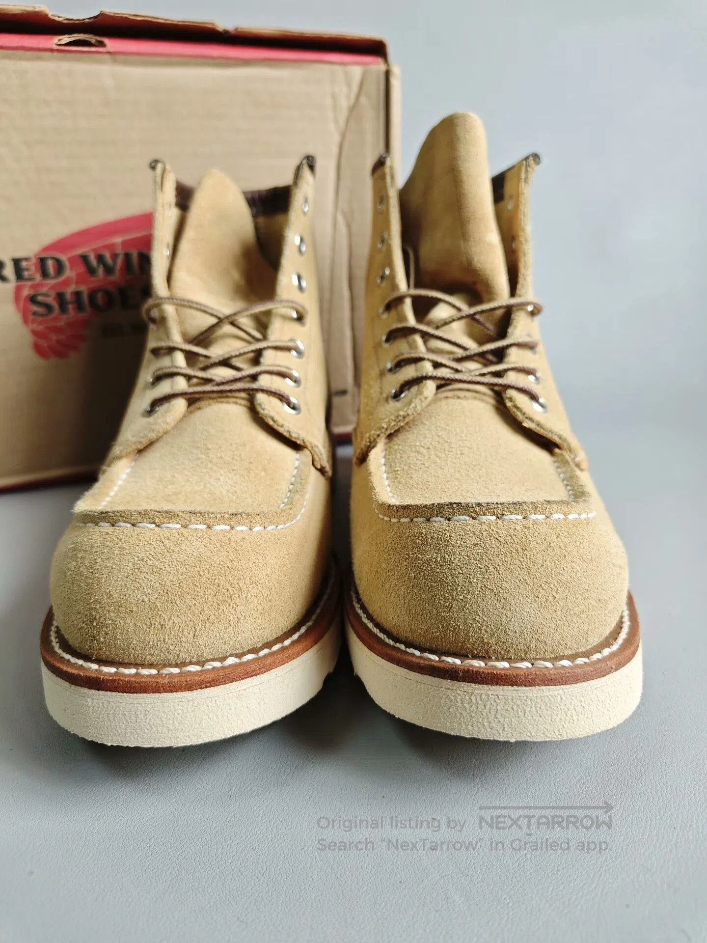 Red Wing Red Wing 8833 Suede Work Boots. Size US 8.5 / EU 41-42 - 2 Thumbnail