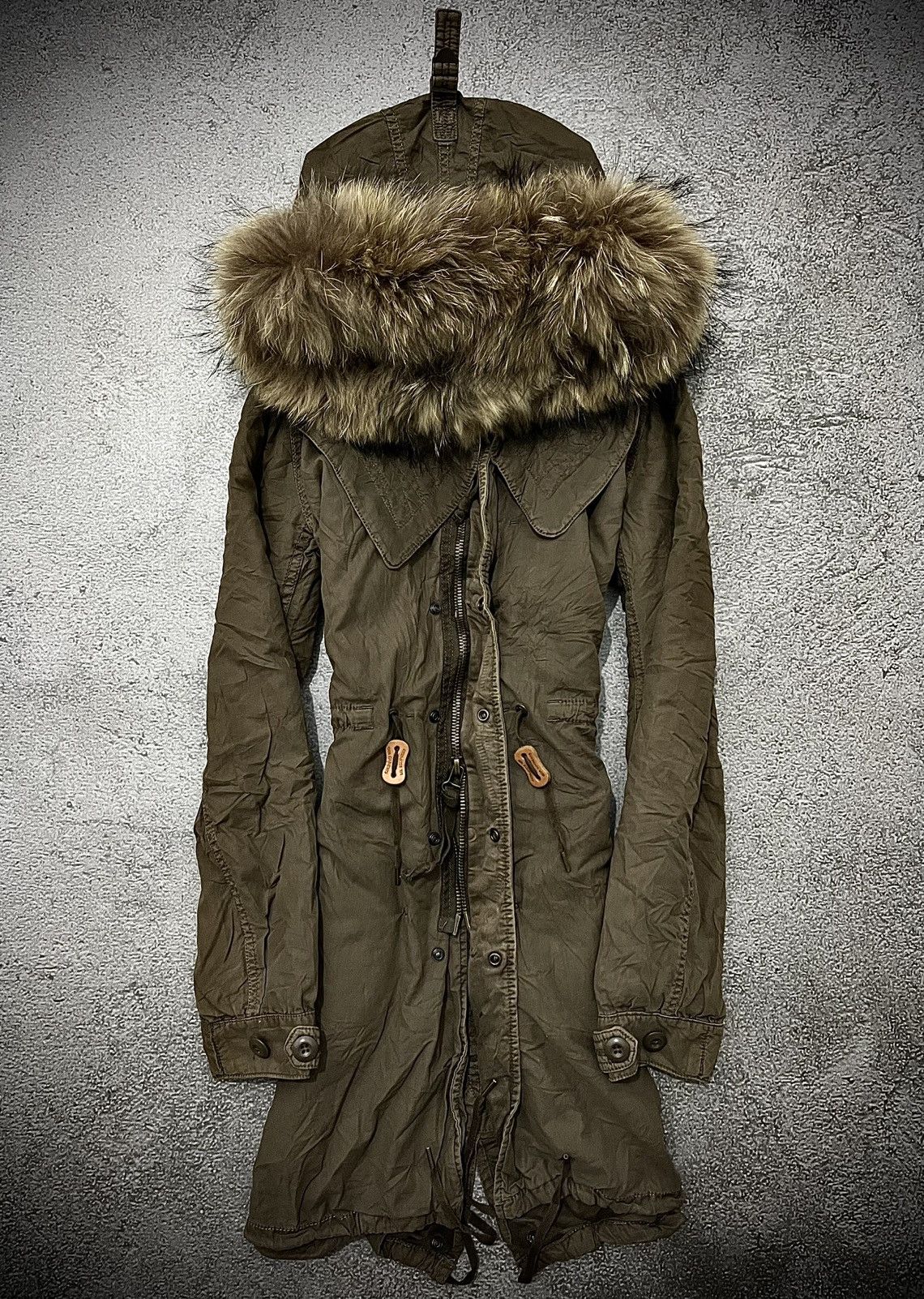 GOA 2000s GOA Racoon Fur Hood Parka Jacket Size US L / EU 52-54 / 3 - 4 Thumbnail