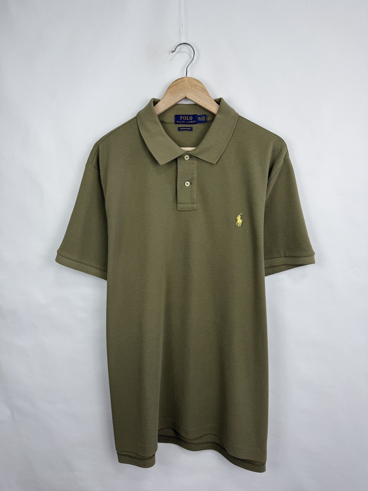 Polo Ralph Lauren 🇺🇸 Polo Ralph Lauren Custom Slim Fit Polo T-Shirt Rare Retro Size US XXL / EU 58 / 5 - 4 Thumbnail