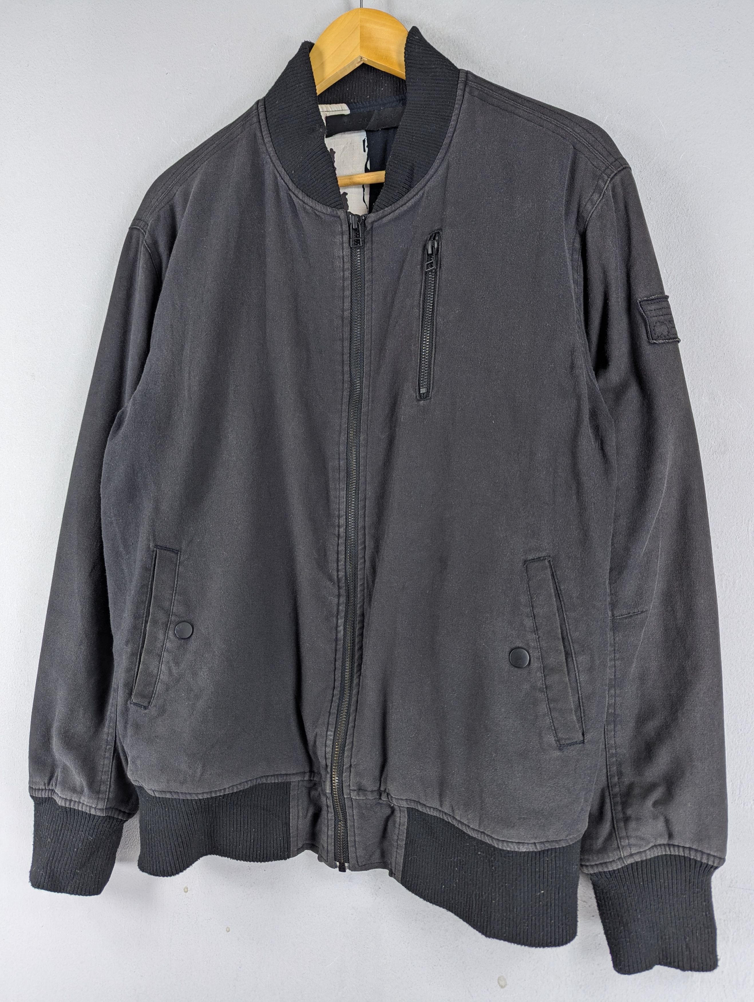 Black Scale Black Scale FADED Bomber Zipper Jacket Size US M / EU 48-50 / 2 - 2 Thumbnail
