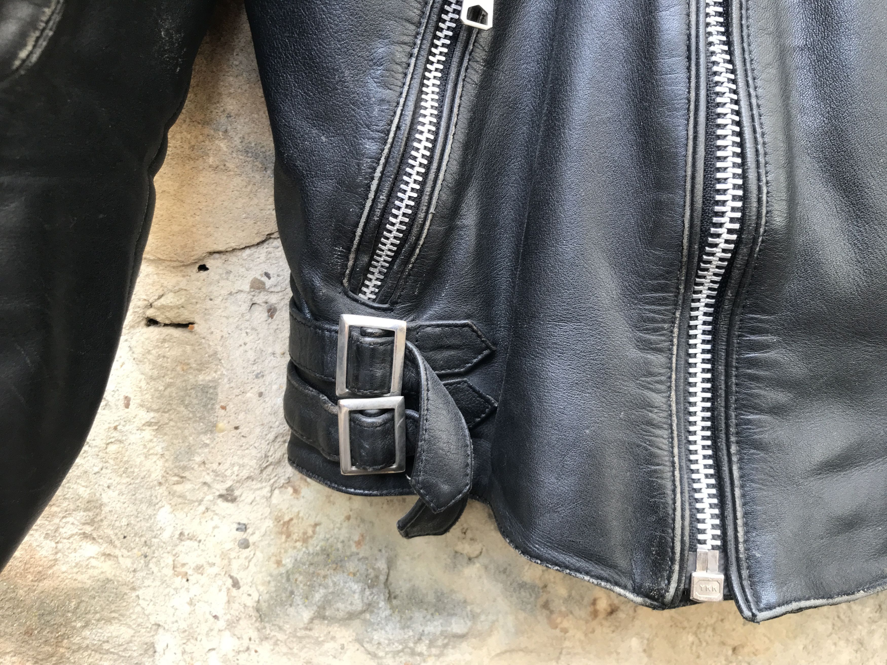 Vintage Rare Vintage 80s German Motorcycle Leather Biker Jacket Size US M / EU 48-50 / 2 - 14 Thumbnail