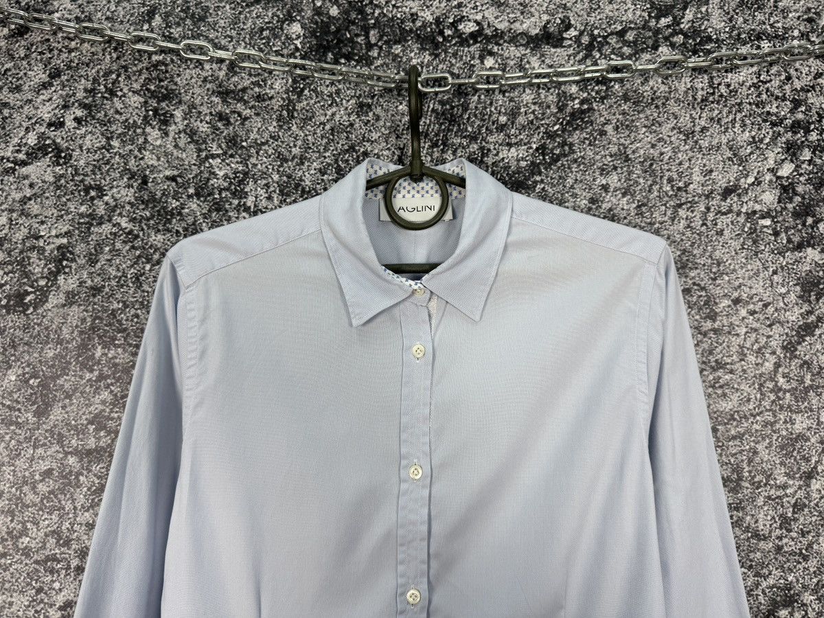 AGLINI Women’s AGLINI Long Sleeve Shirt Button Up Luxury Size 44 Size M / US 6-8 / IT 42-44 - 2 Thumbnail