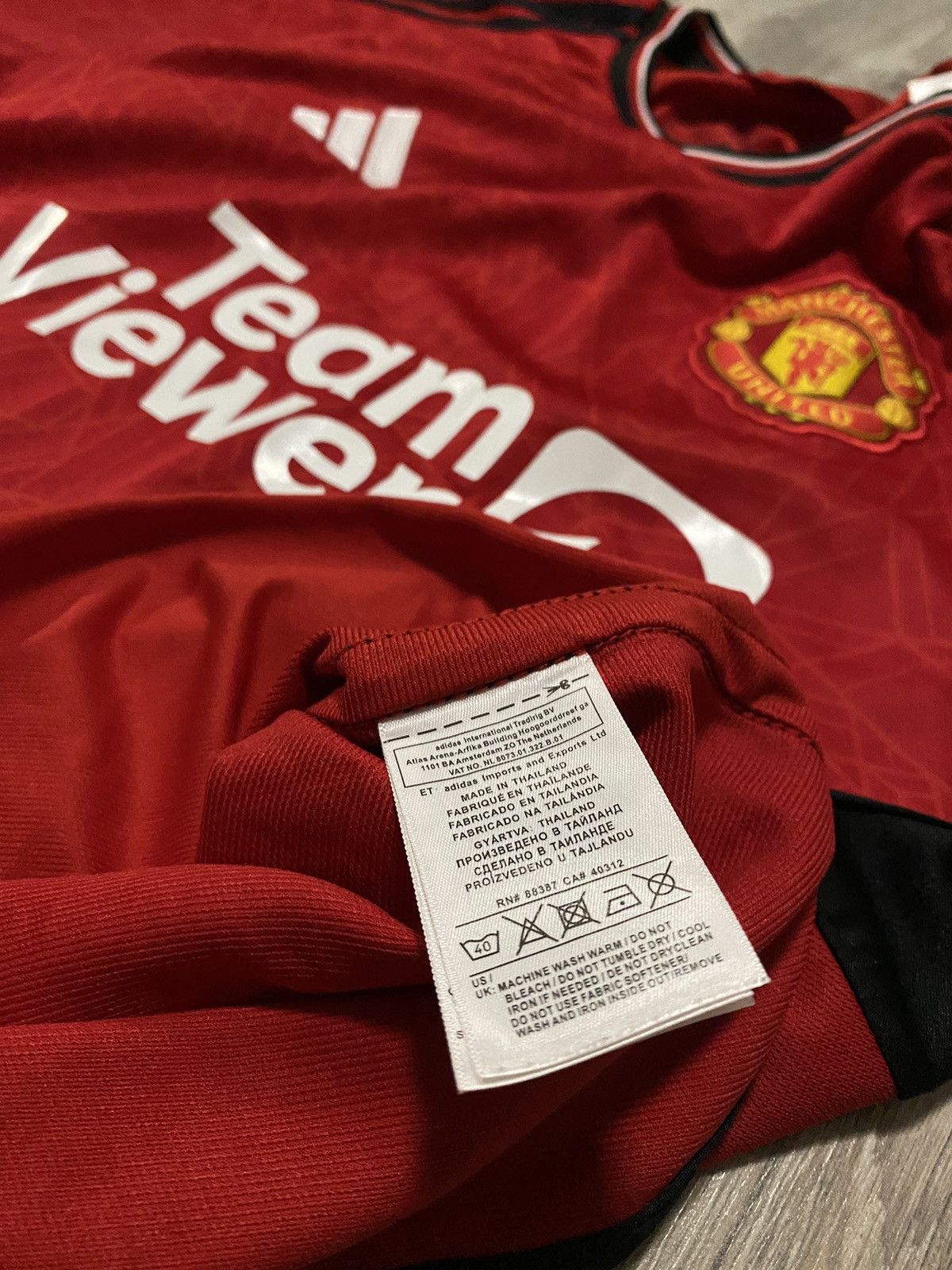 Adidas Adidas Manchester United 2023/24 Home Red Jersey Soccer Y2K Size US M / EU 48-50 / 2 - 5 Thumbnail