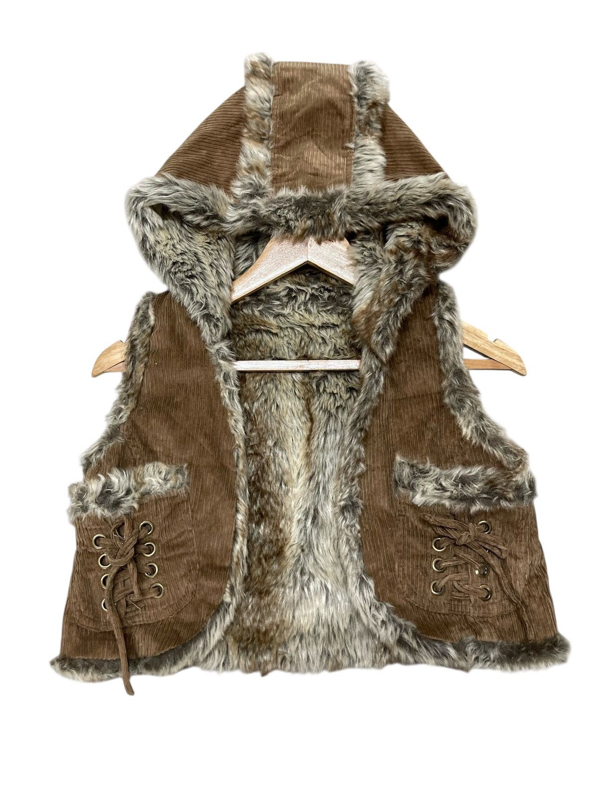 If Six Was Nine If Six Was Nine × L.G.B Ghost Of Harlem Faux Fur Vest Jacket Size S / US 4 / IT 40 - 8 Thumbnail