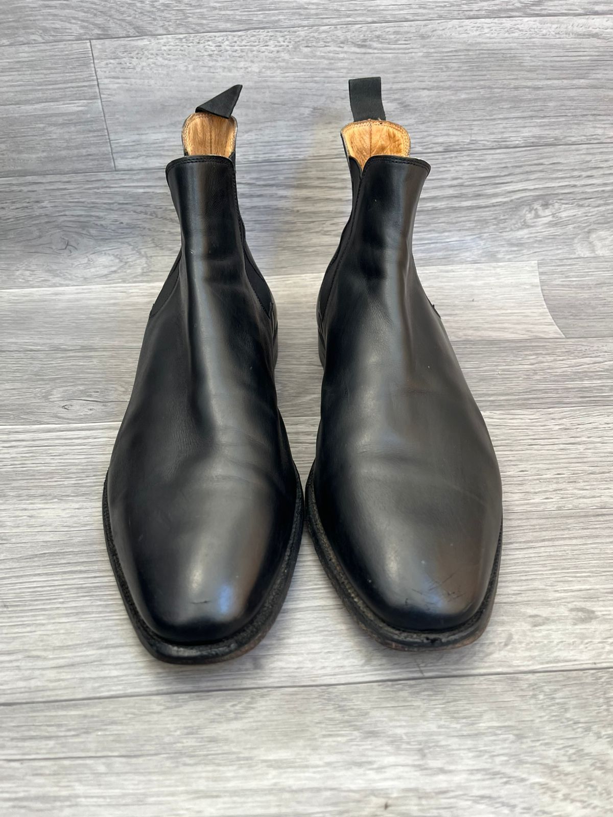 Crockett & Jones Crockett & Jones Black Leather Chelsea Boots Sz US 13.5 Size US 13 / EU 46 - 5 Thumbnail
