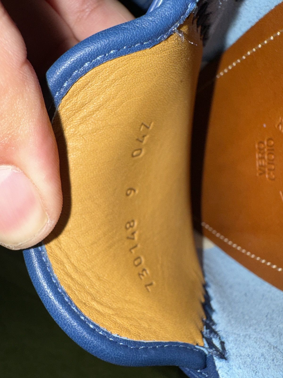 Gucci GUCCI Mens Blue Interlocking Loafers #730148 Size US 9 / EU 42 - 5 Thumbnail