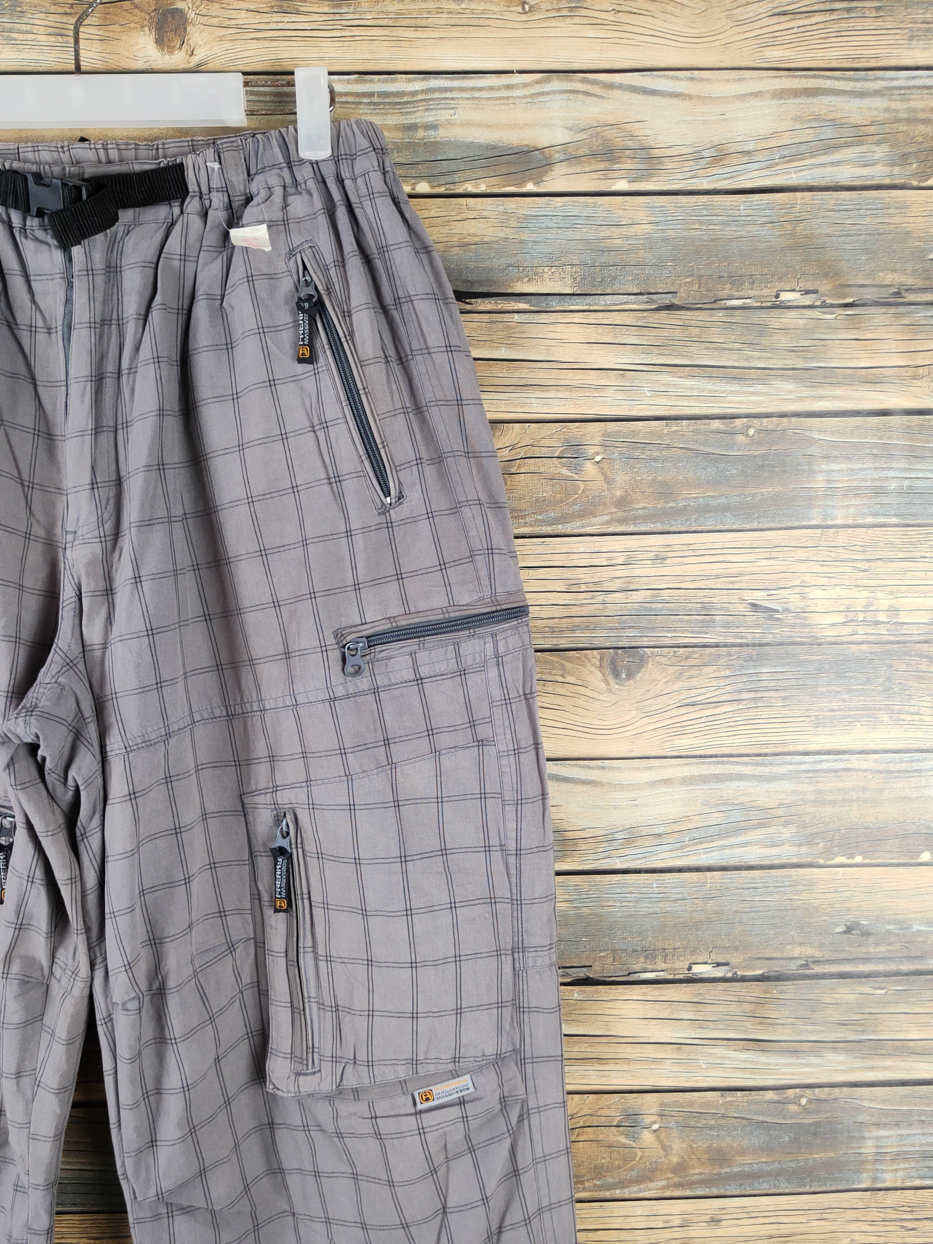 Japanese Brand DL Freaky Massive Dark Gray Multipocket Sweatpants #298 Size US 32 / EU 48 - 7 Thumbnail