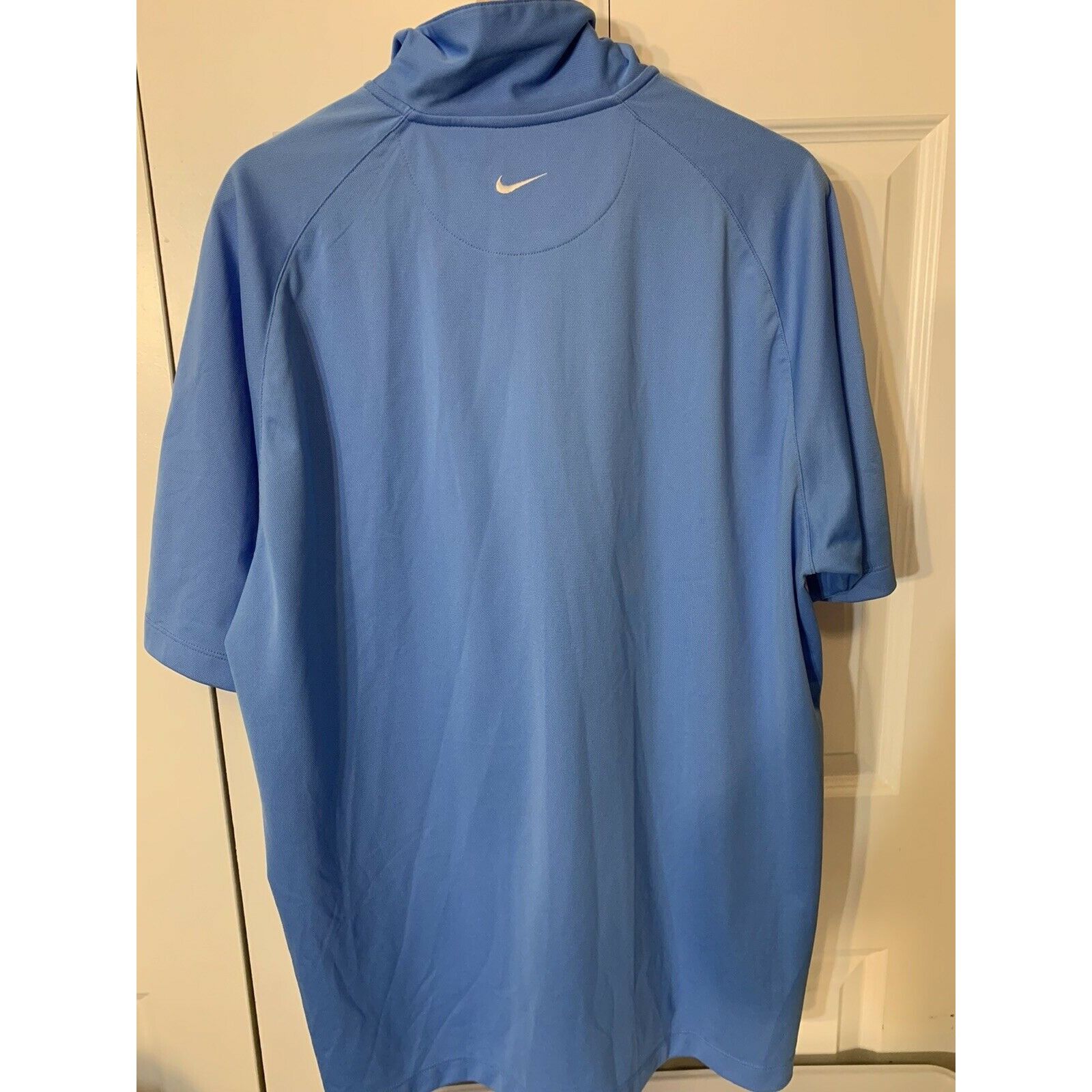 Nike NIKE GOLF Men’s Sz XL Blue Striped Polo Shirt Fit Dry Breath Size US XL / EU 56 / 4 - 7 Thumbnail