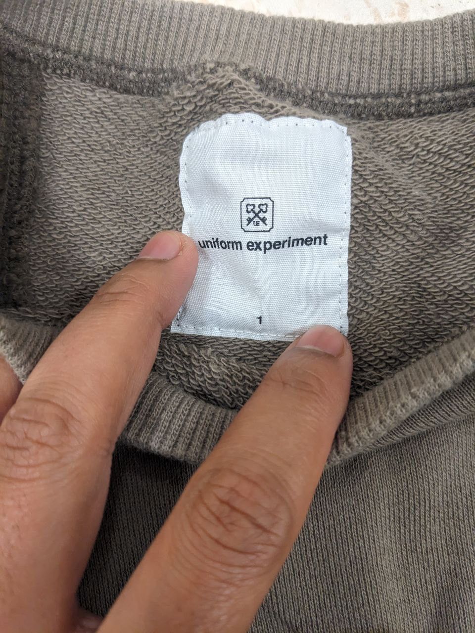 Fragment Design FRAGMENT X UNIFORM EXPERIMENT ASYMMETRY CREWNECK SWEATSHIRT Size US S / EU 44-46 / 1 - 5 Thumbnail
