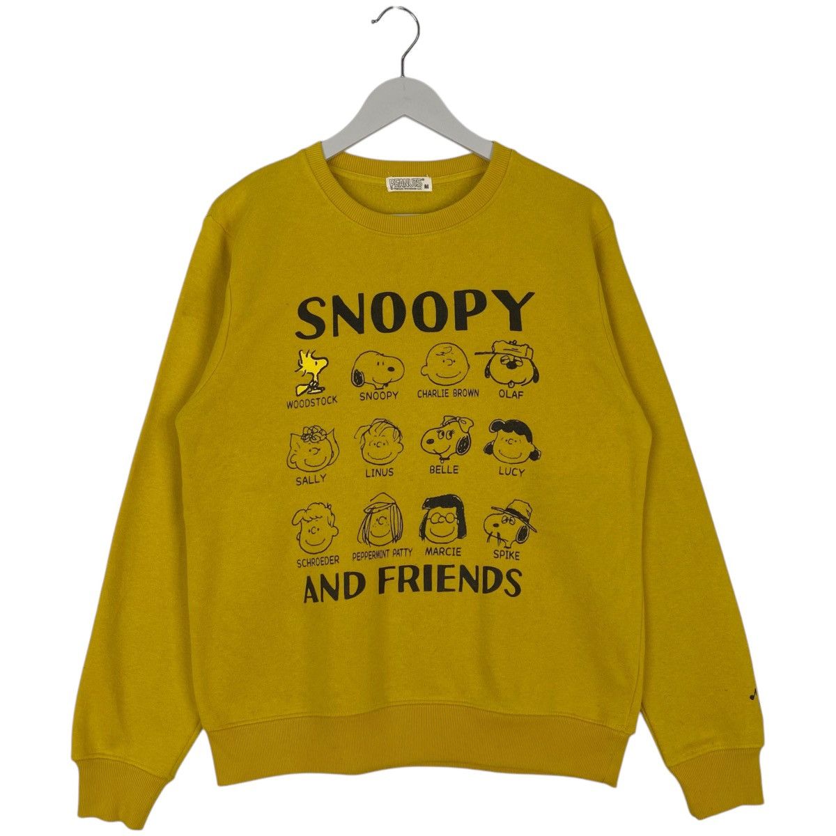 Vintage Vintage Peanuts Snoopy Uniqlo Crewneck Sweatshirt Yellow Size M / US 6-8 / IT 42-44 - 1 Thumbnail