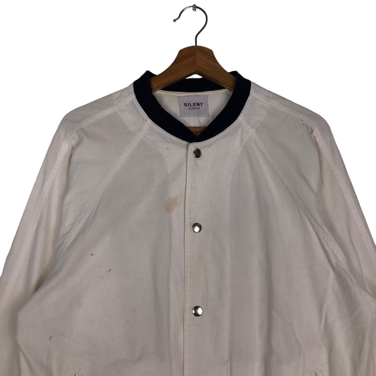 Hysteric Glamour 🔥Vtg Bomber Jacket Silent Screen Big Logo Spell Out Size US M / EU 48-50 / 2 - 3 Thumbnail
