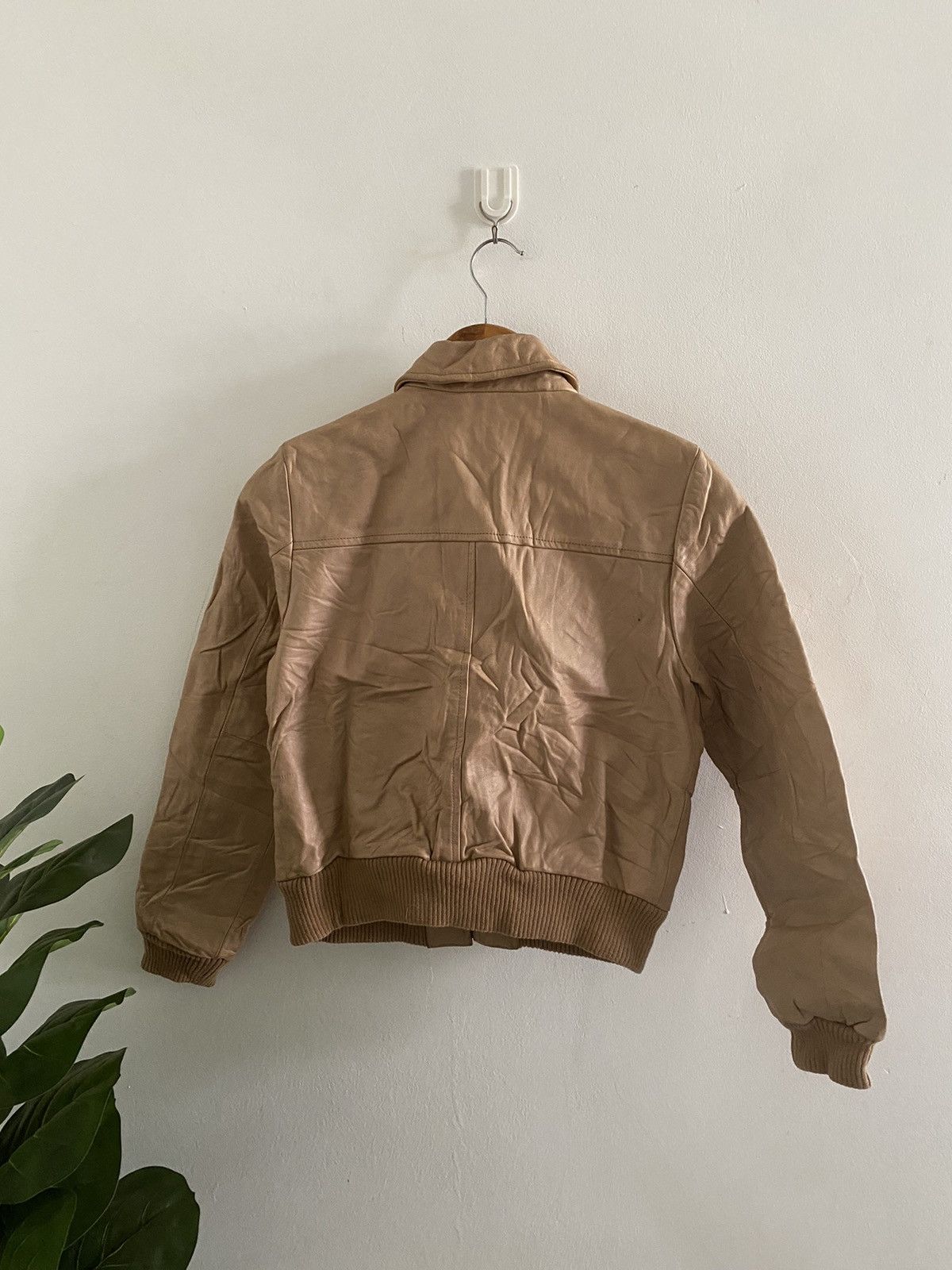 Gap Vintage GAP LEATHER Bomber Jacket nice designer Size US S / EU 44-46 / 1 - 5 Thumbnail