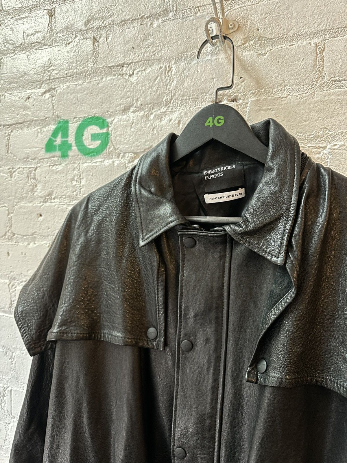 Enfants Riches Deprimes ENFANTS RICHES DEPRIMES LEATHER TRENCH Size US L / EU 52-54 / 3 - 3 Thumbnail