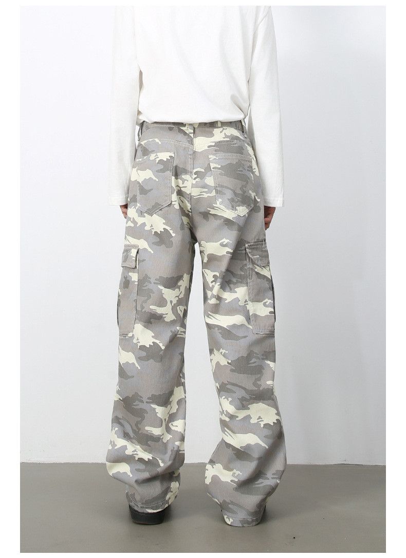 Japanese Brand × Jean American retro street pocket camouflage cargo jeans Size US 32 / EU 48 - 3 Thumbnail
