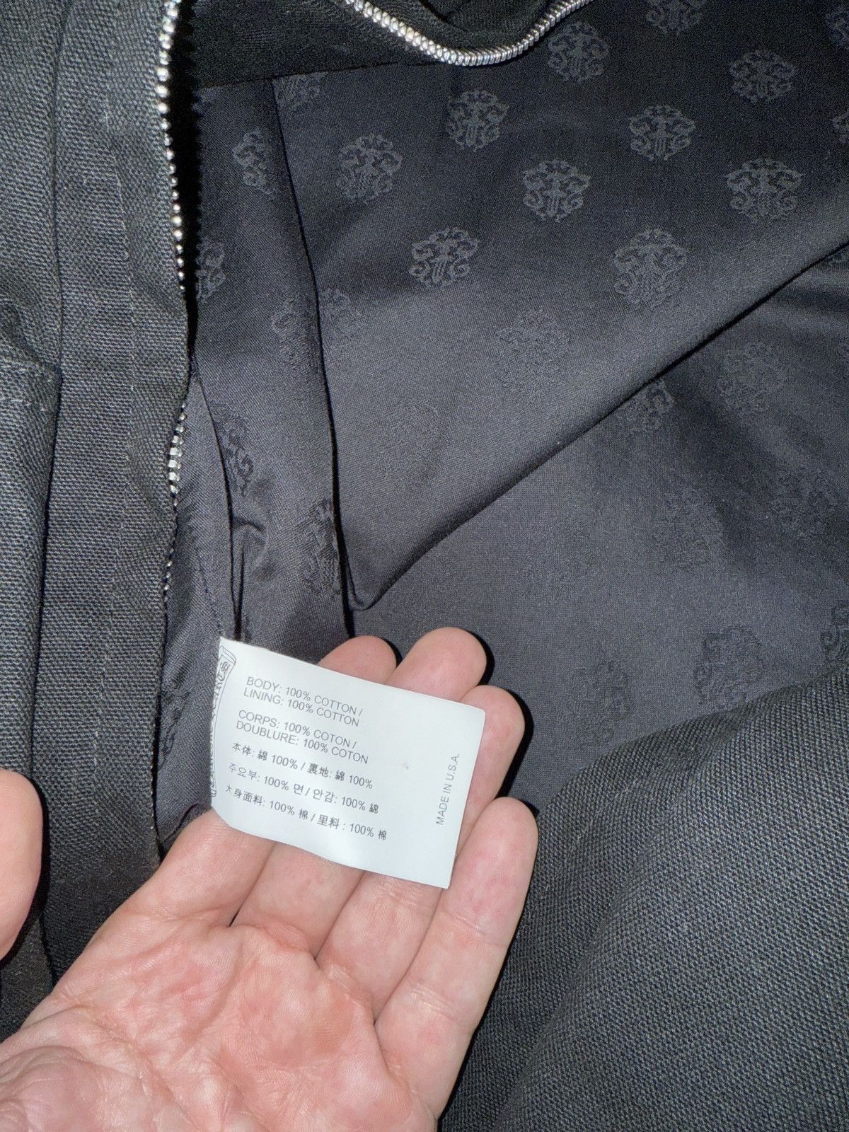 Chrome Hearts Chrome heart zip up script made in Hollywood work jacket Size US M / EU 48-50 / 2 - 5 Thumbnail