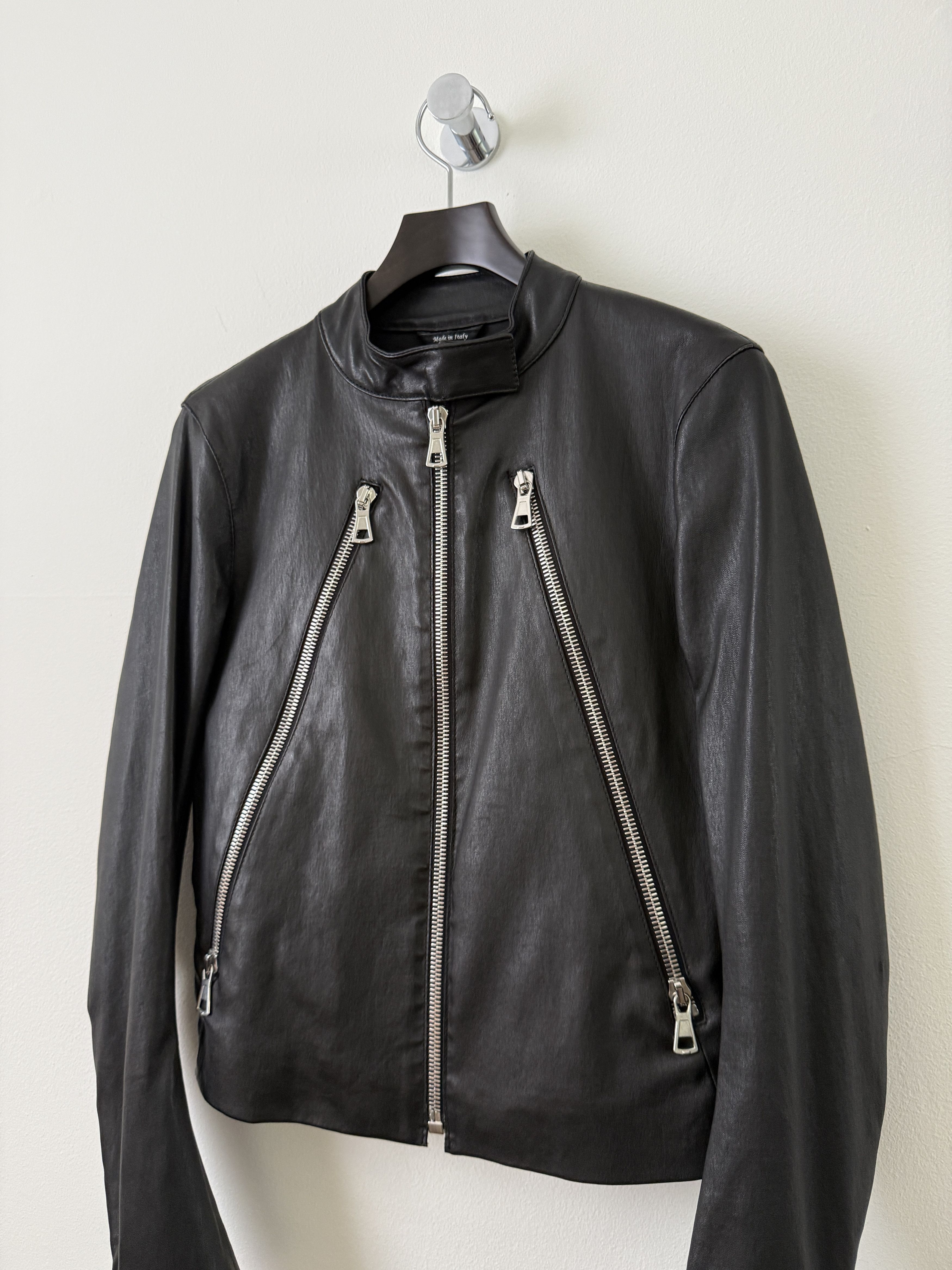 Maison Margiela 2013 5 Zip Leather Moto Jacket Size M / US 6-8 / IT 42-44 - 5 Thumbnail