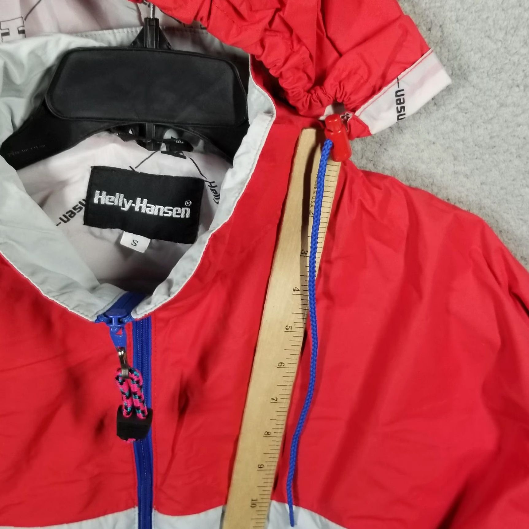 Helly Hansen HELly Hansen Jacket Helly-Tech Lightweight Windbreaker Mens Small Colorblock Red Blue Waterproof Size US S / EU 44-46 / 1 - 3 Thumbnail
