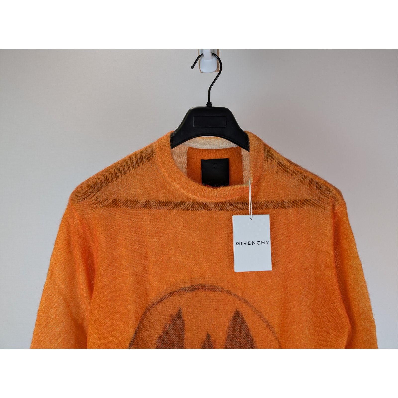 Givenchy o1rshd1 Ceramics Print Crewneck Sweater in Orange Size US M / EU 48-50 / 2 - 3 Thumbnail