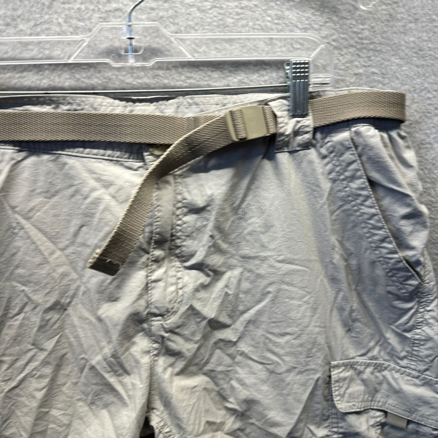 Vintage Columbia Shorts Cargo Outdoor Nylon Gray XXL XL? Size US 36 / EU 52 - 3 Thumbnail
