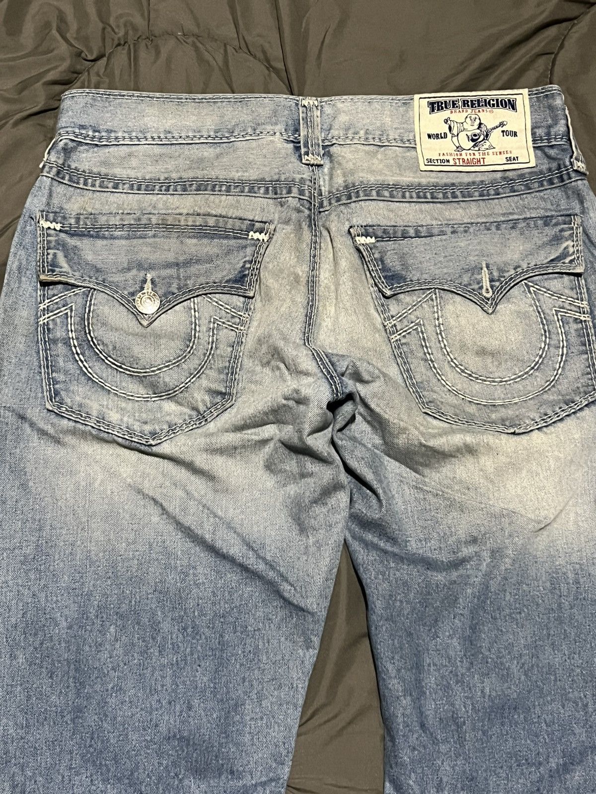 True Religion Washed Light Blue True Religion Denim Size US 32 / EU 48 - 7 Thumbnail