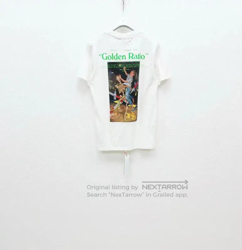 Off-White Off-White White Cotton Men's T-Shirt . Size US M / EU 48-50 / 2 - 2 Thumbnail