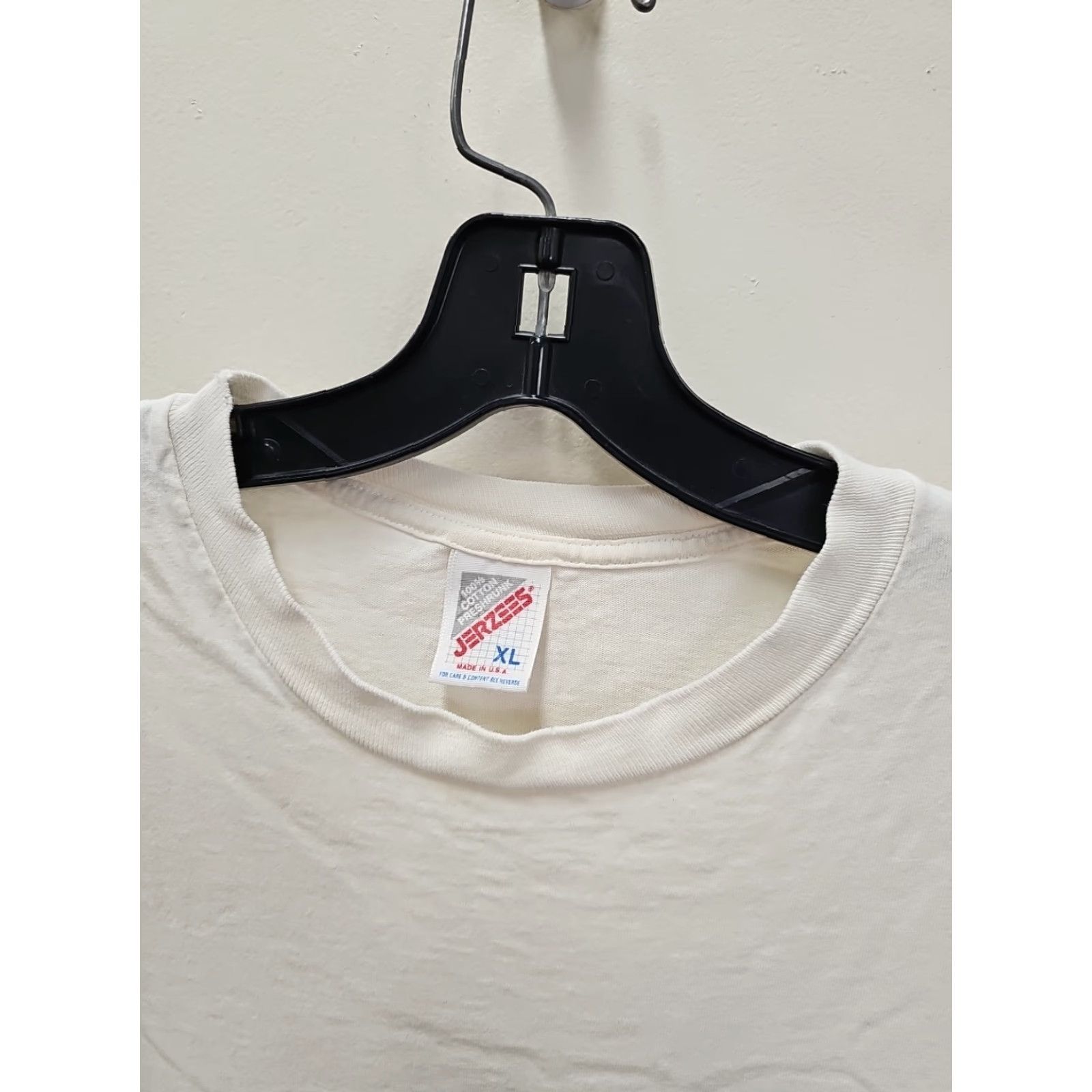 Jerzees VINTAGE Dannon Yogurt T-Shirt Rare Design XL Shirt Mens White 90s Stitch Crew Neck Hanes Beefy-T Jerzees Vintage Distressed Size US XL / EU 56 / 4 - 2 Thumbnail