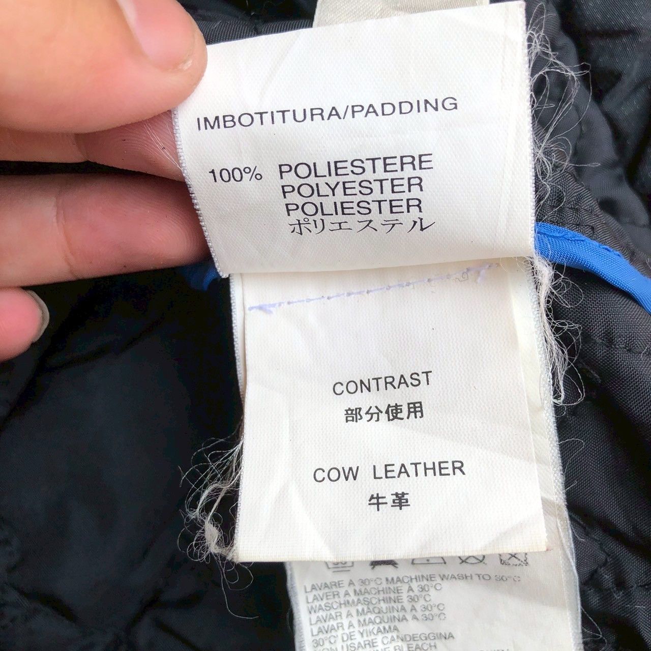 If Six Was Nine Vintage Y2K Diesel Quilted Military Coat w/ Leather Details Size US M / EU 48-50 / 2 - 12 Thumbnail