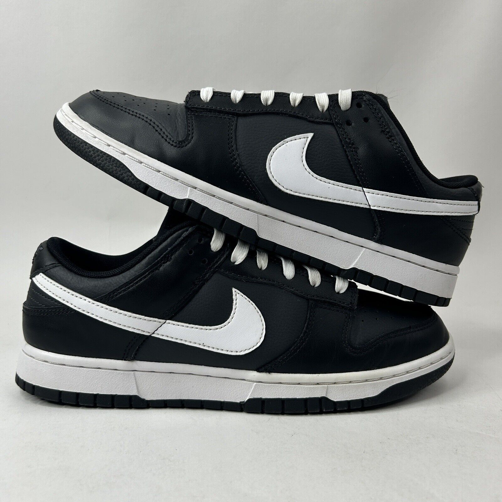Nike Nike Dunk Low Retro “Black Panda/Off-Noir White” 2024 Size US 10 / EU 43 - 1 Thumbnail