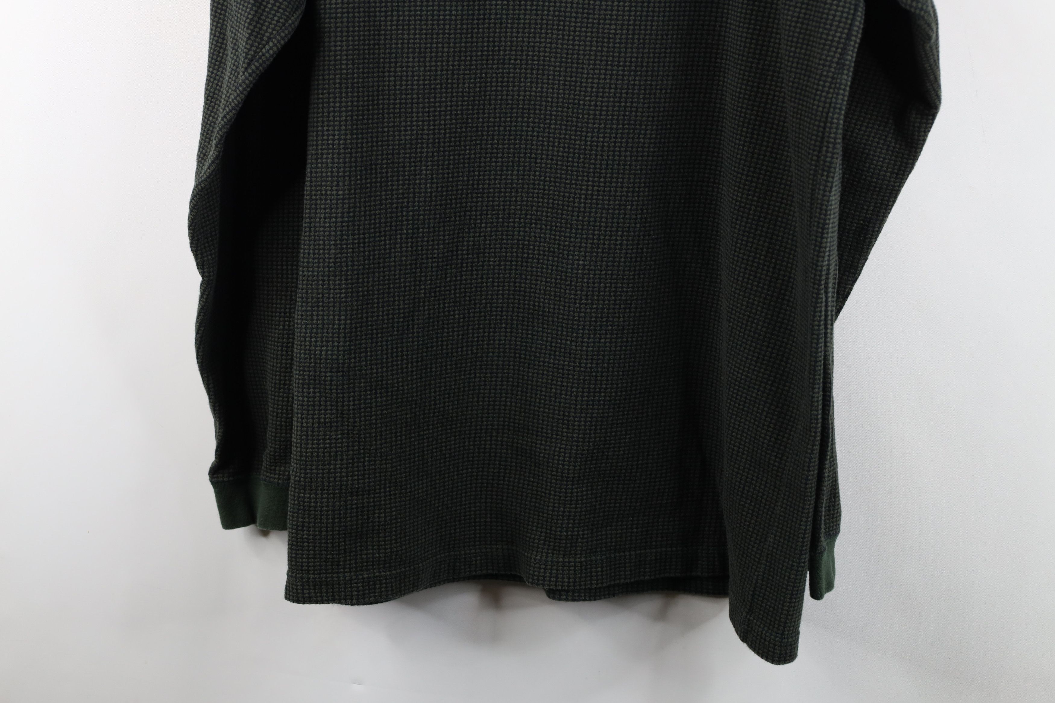 Vintage Vintage 90s Streetwear Thermal Knit Henley T-Shirt Size US L / EU 52-54 / 3 - 11 Thumbnail