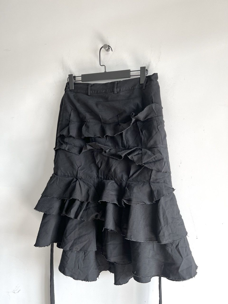 Comme des Garcons Homme Plus COMME des GARCONS HOMME PLUS Deconstructed Wrap Skirt Apron Size 42" / US 20 - 4 Thumbnail