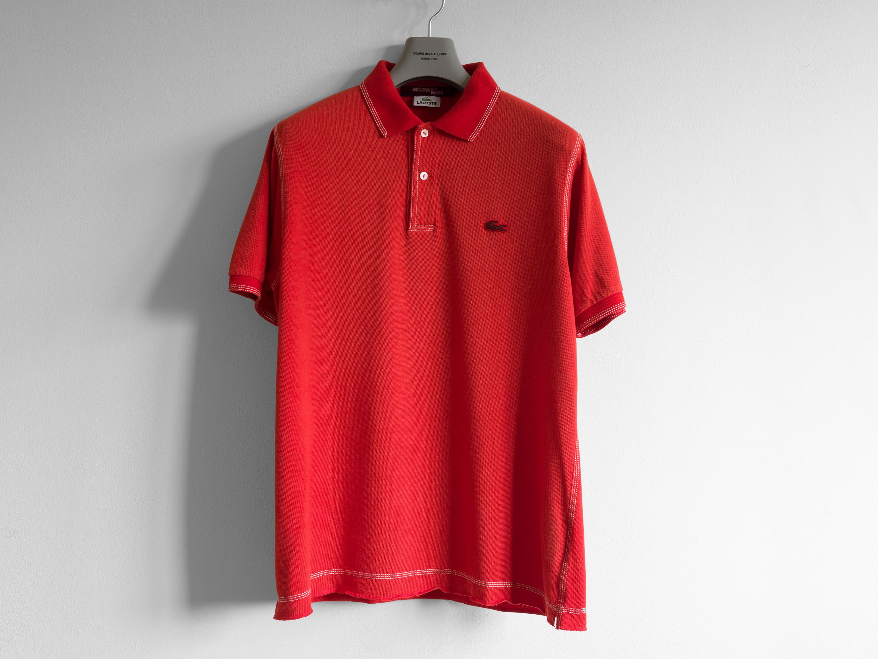 Junya Watanabe × Lacoste SS2006 JUNYA WATANABE MAN x LACOSTE RECONSTRUCTED POLO SHIRT Size US L / EU 52-54 / 3 - 3 Thumbnail