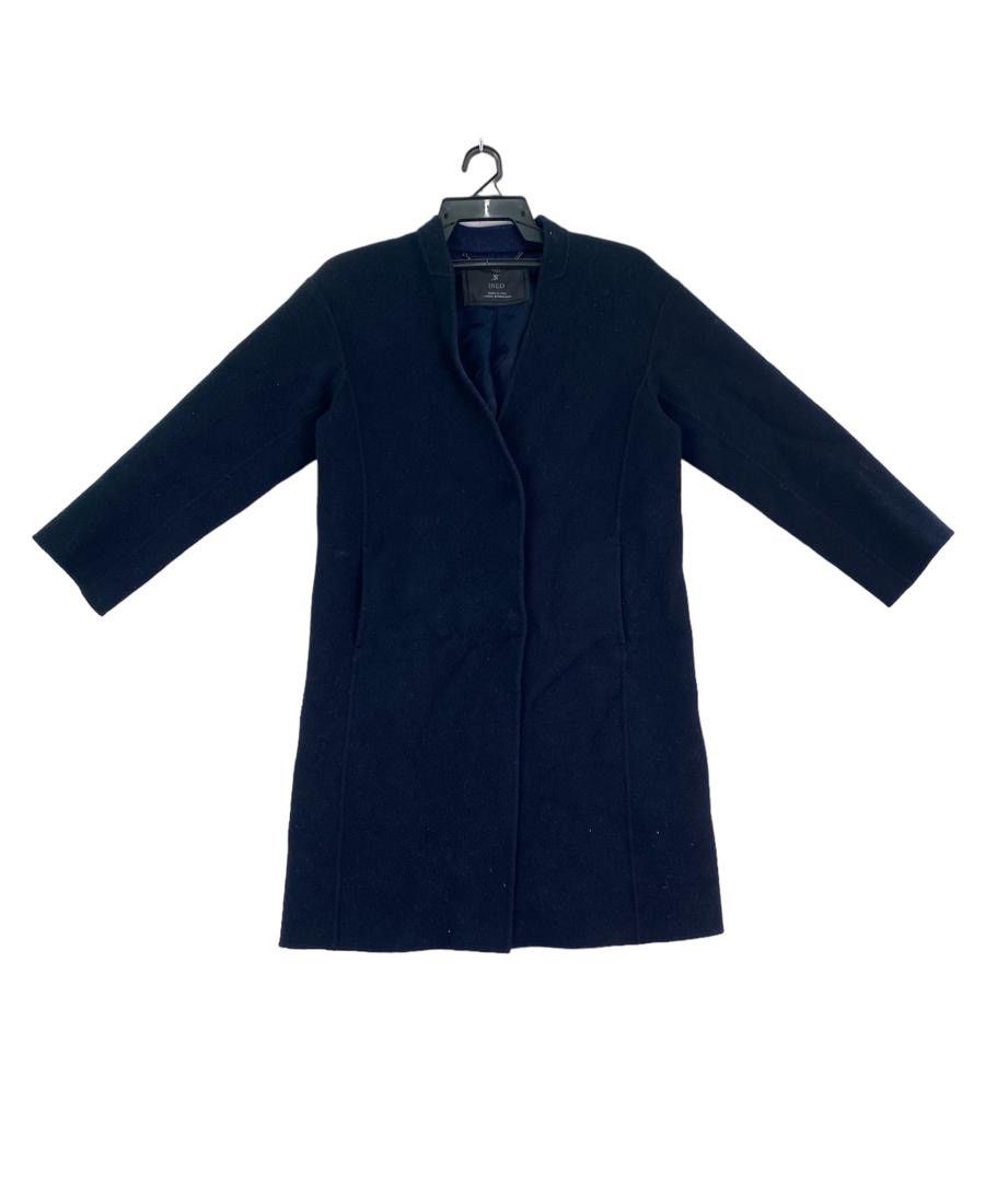Japanese Brand Vtg 90s rare INED navy wool warm coat Size US M / EU 48-50 / 2 - 2 Thumbnail