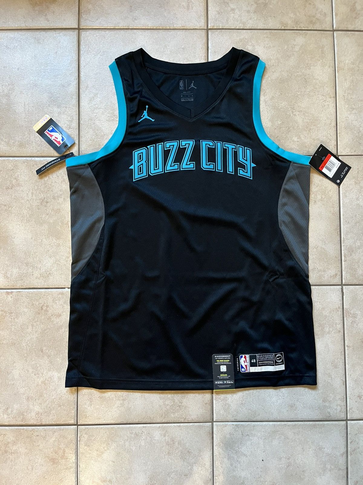Jordan Brand NBA Charlotte Hornets Blank Buzz City Jersey Grailed
