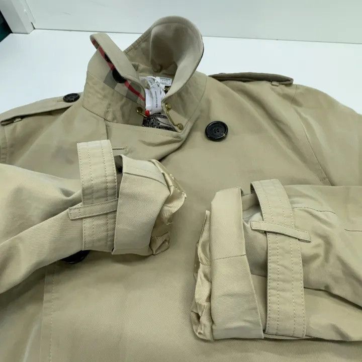 Burberry Burberry Burberry Short Trench Coat in Khaki-2507 Size US M / EU 48-50 / 2 - 9 Thumbnail