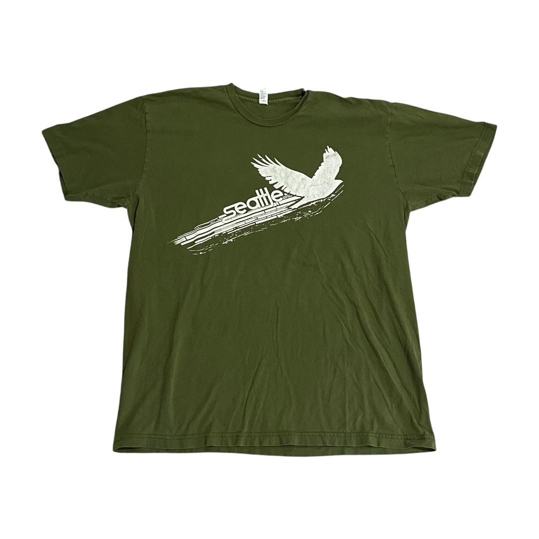 American Apparel VINTAGE American Apparel Seattle T Shirt y2k Size US XL / EU 56 / 4 - 1 Thumbnail