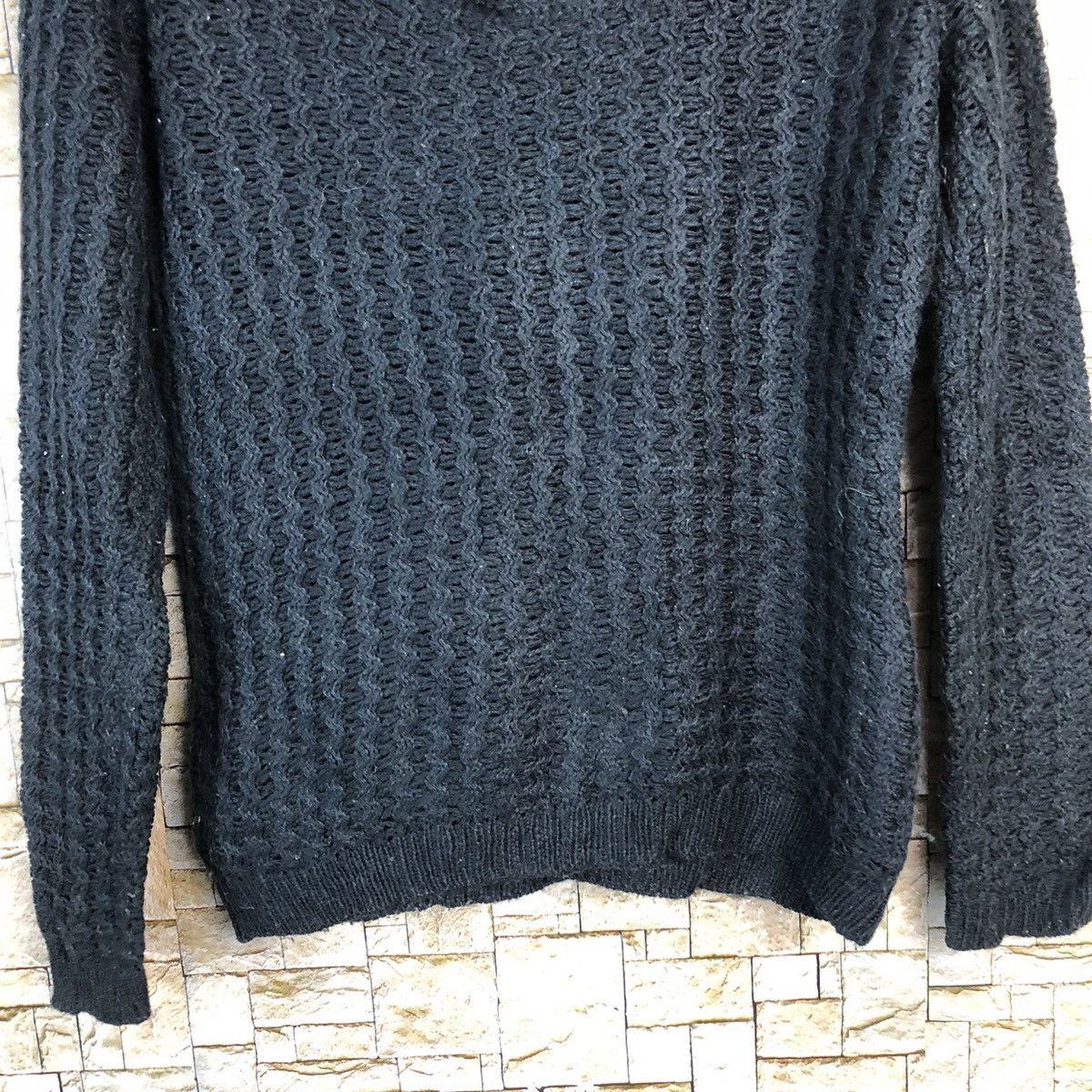 Banana Republic × Homespun Knitwear Banana Republic Black Knitwear #A671 Size XS / US 0-2 / IT 36-38 - 6 Thumbnail