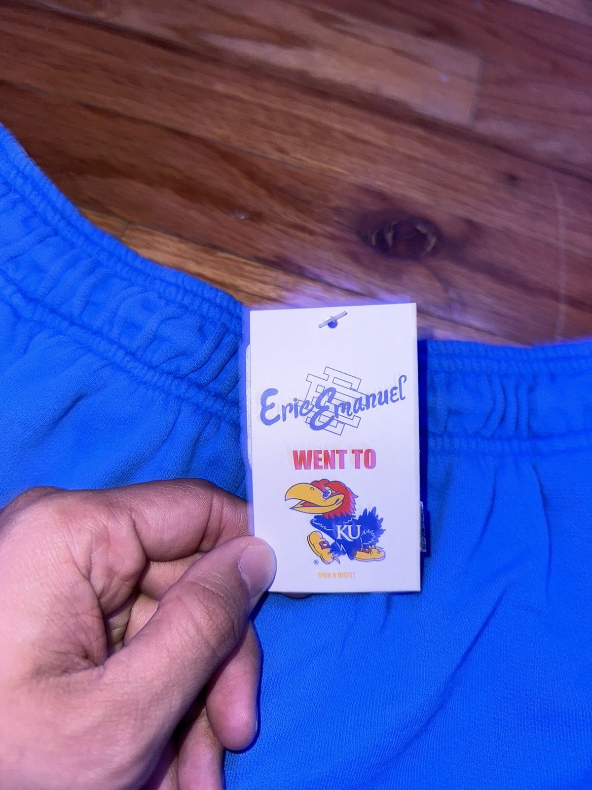 Eric Emanuel × NCAA Eric Emanuel EE Double Layer Kansas Jayhawks Shorts SZ XL Size US 38 / EU 54 - 3 Thumbnail