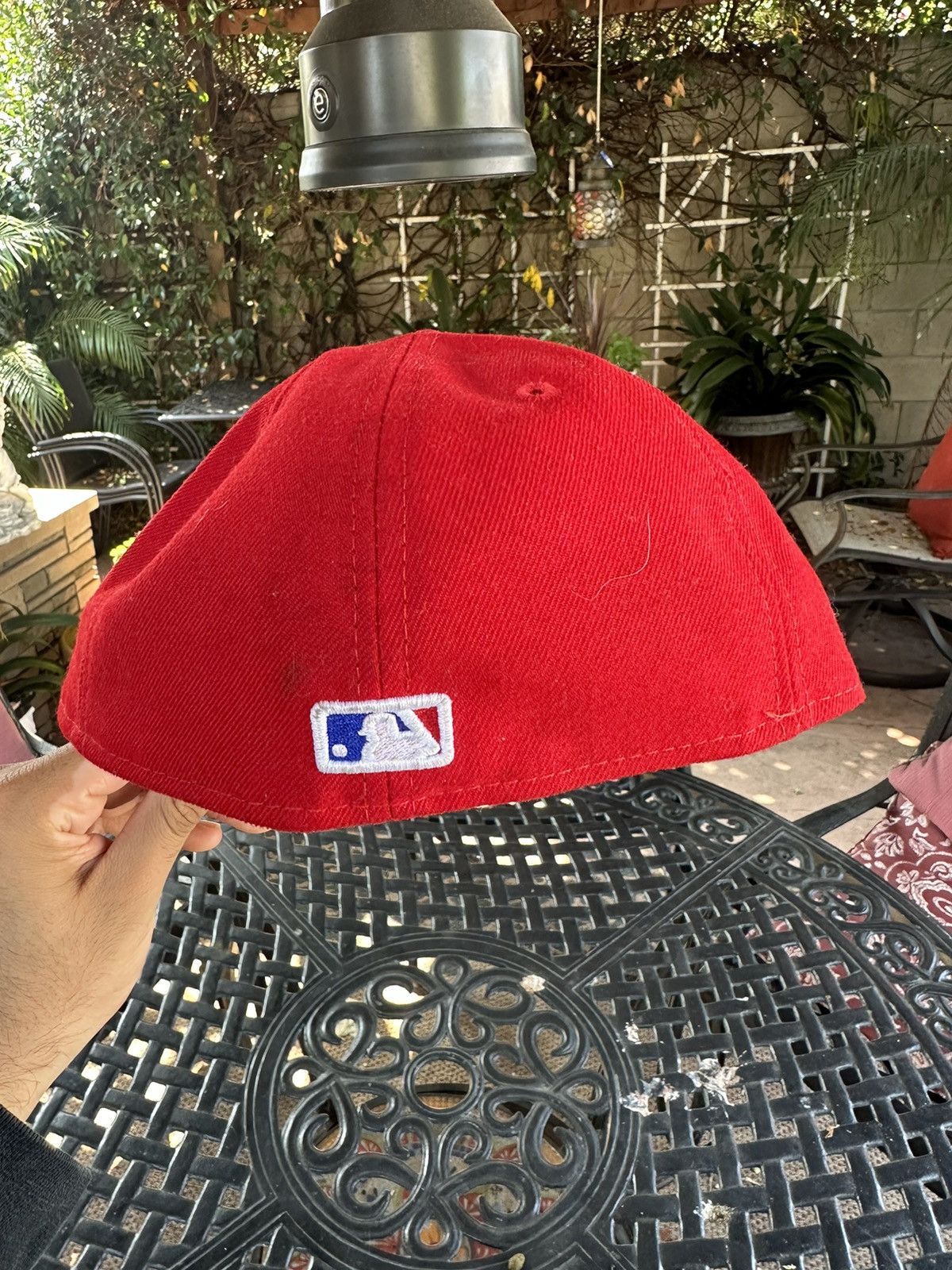 Hat Club Red Texas Ranger Fitted Hat Size ONE SIZE - 2 Thumbnail