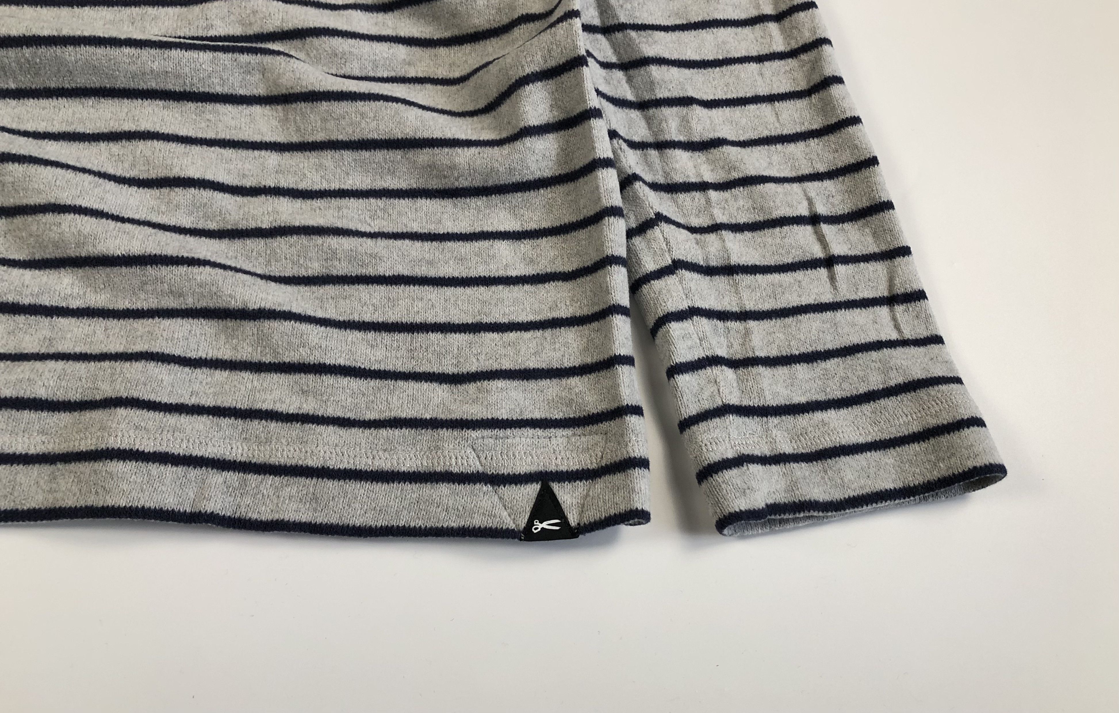 DENHAM Denham Cotton Blend Striped Jumper Size US L / EU 52-54 / 3 - 5 Thumbnail