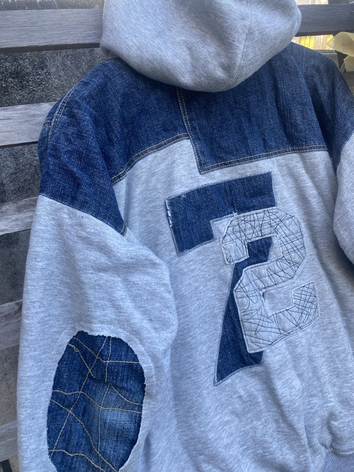 Ecko Unltd. Vintage Ecko Unltd Full Zip Denim Hoodie Jacket Size US XL / EU 56 / 4 - 10 Thumbnail