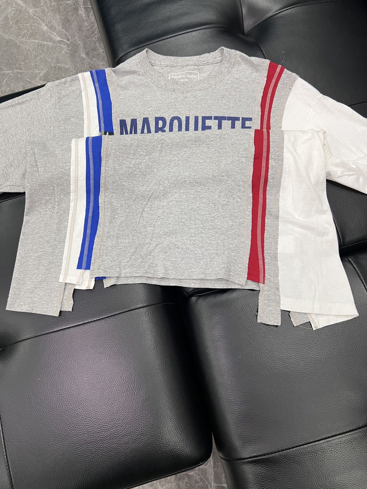 Needles Needles Rebuild by Needles Vintage Multi Panel Patchwork T-S Size US S / EU 44-46 / 1 - 5 Thumbnail
