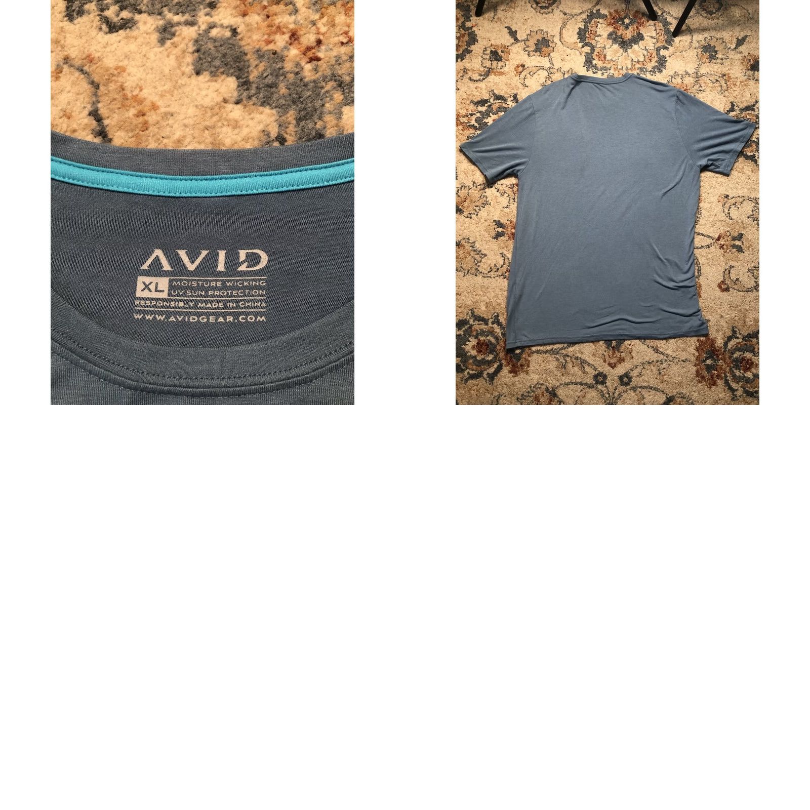 Vintage AVID T Shirt Mens XL Blue Logo Fishing Outdoors Size US XL / EU 56 / 4 - 8 Thumbnail