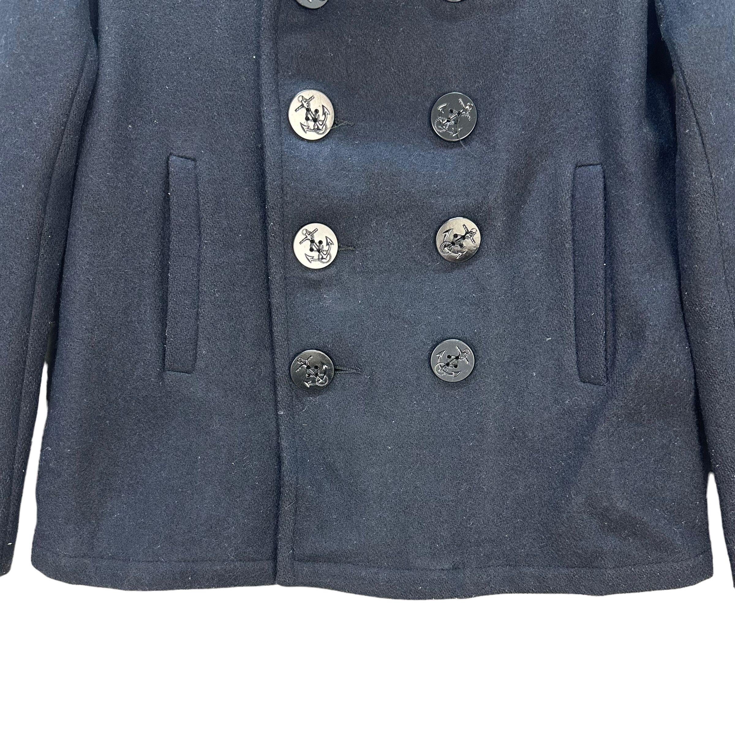 Schott SCHOTT X EARTH MUSIC & ECOLOGY DOUBLE BREASTED COAT 8541-013 Size M / US 6-8 / IT 42-44 - 3 Thumbnail