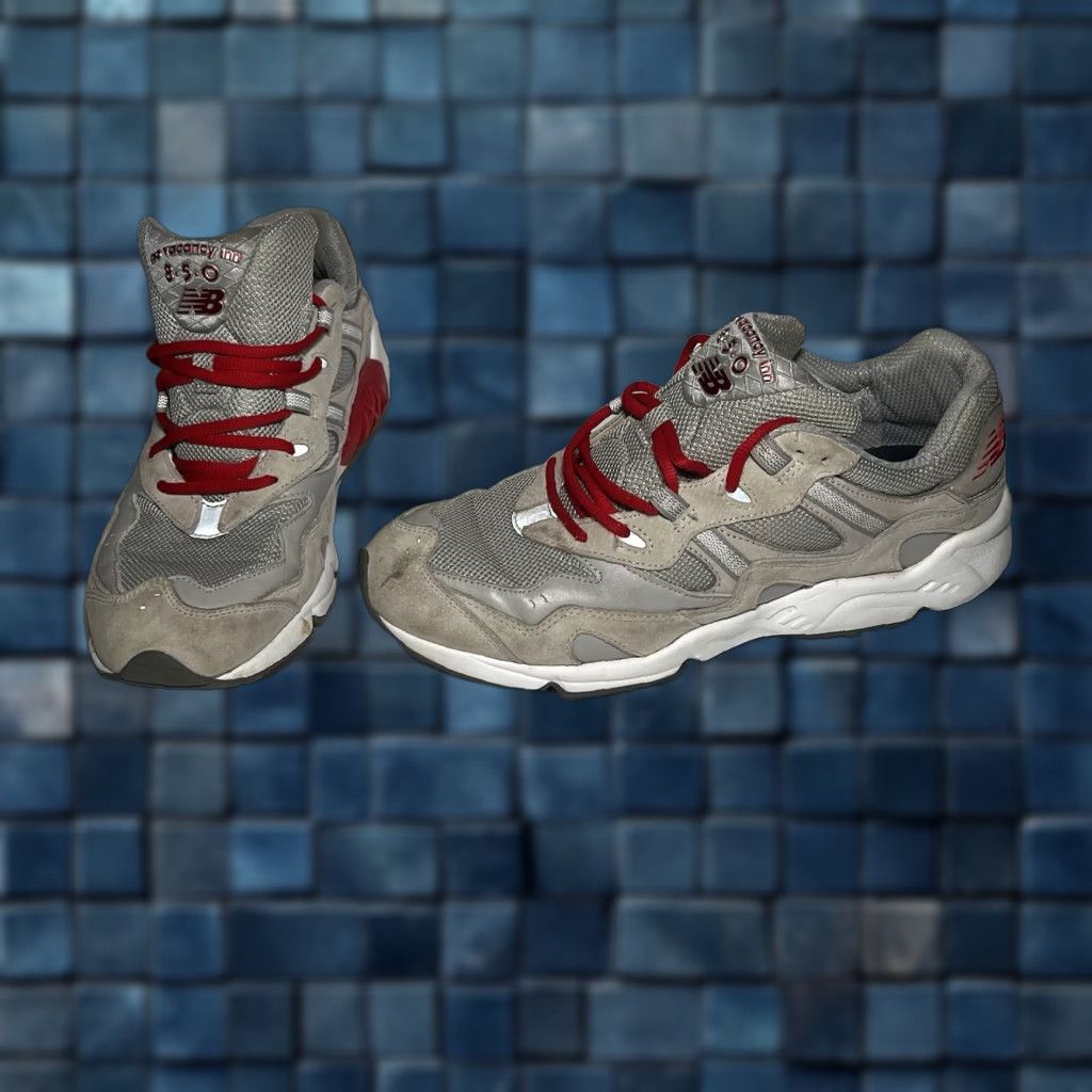 New Balance New Balance No Vacancy Inn x 850 Grey Red Size 12 No Insoles Size US 12 / EU 45 - 1 Thumbnail