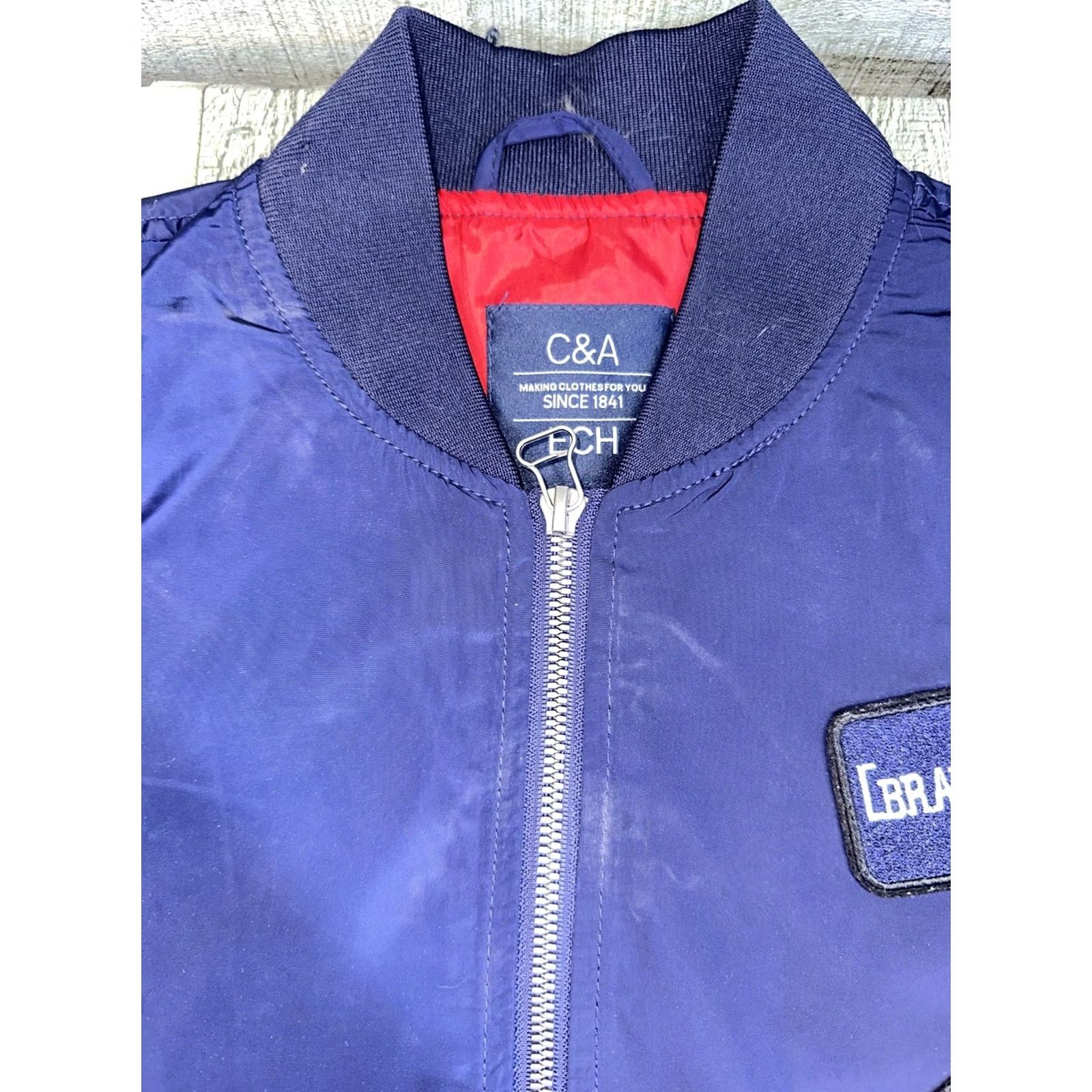 Vintage M & M Jacket Men Blue Med Windbreaker Regular Size M Jacket Mens Blue Windbreaker Polyesters Size US M / EU 48-50 / 2 - 2 Thumbnail