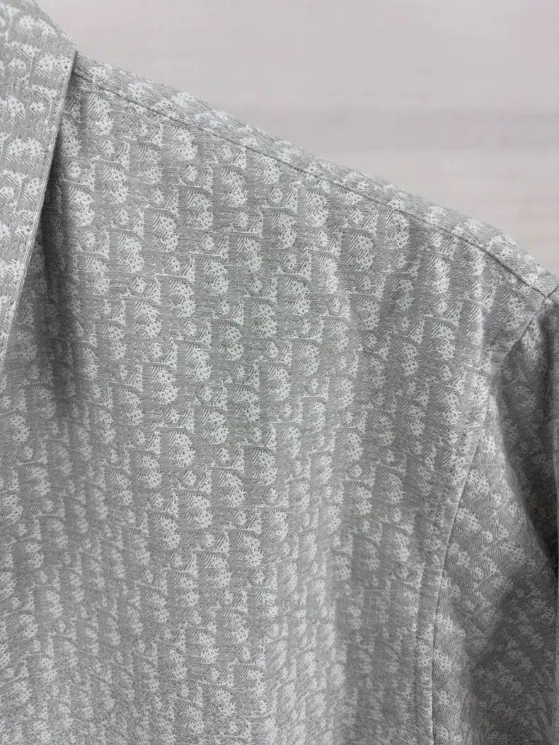 Dior Dior Gray White Gradient Print Shirt. Size US XXL / EU 58 / 5 - 3 Thumbnail